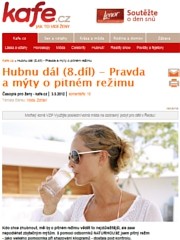 Náhledové foto k napsali o nás: Hubnu dál (8.díl) - Pravda a mýty o pitném režimu