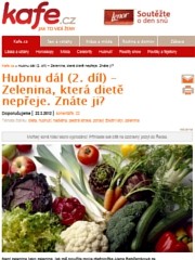 Náhledové foto k napsali o nás: Hubnu dál (2. díl) – Zelenina, která dietě nepřeje. Znáte ji?