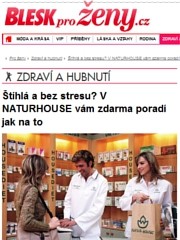 Náhledové foto k napsali o nás: Štíhlá a bez stresu? V NATURHOUSE vám zdarma poradí jak na to