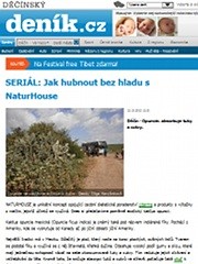 Náhledové foto k napsali o nás: SERIÁL: Jak hubnout bez hladu s NATURHOUSE