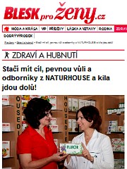 Náhledové foto k napsali o nás: Stačí mít cíl, pevnou vůli a odborníky z NATURHOUSE a kila jdou dolů!