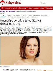 Náhledové foto k napsali o nás: Hubnutí po porodu s Bárou (12): Na shledanou za 9 kg