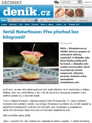 Náhledové foto k napsali o nás: Seriál NATURHOUSE: Přes přechod  bez kilogramů!