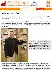 Náhledové foto k napsali o nás: Nový prezident ČAF